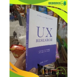(TẶNG BOOKMARK) UX Research thấu hiểu người dùng ung dung chiến thắng - Thùy Linh - Cẩm Huyên 2022 mới 90% có mộc Kinh doanh - Marketing RBK2702