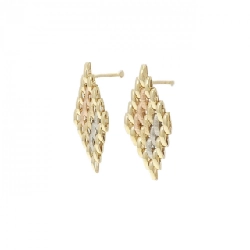 Bông tai ba màu 750 - Hàng hiệu Authentic 871565