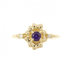 Nhẫn Amethyst K18YG 0.12CT 670070