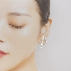 Khuyên tai Hermès Crew de Ash - Hàng hiệu Authentic 844723