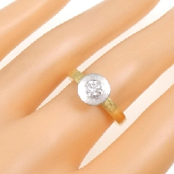 Nhẫn kim cương K18YG/PT900 0.297CT - Hàng hiệu Authentic 853730