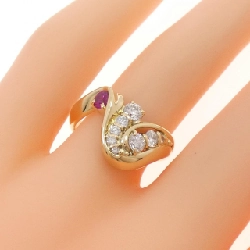 Nhẫn Ruby K18YG - Hàng hiệu Chính hãng 852823