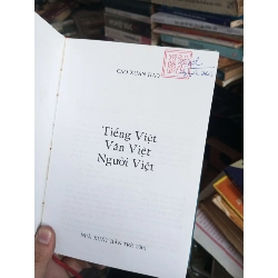 Tiếng Việt Văn Việt Người Việt 2001 bìa cứng Sách văn học KSX1004 1007910