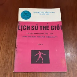 II Sách Xưa: Lịch Sử Thế Giới (Tài Liệu BDTX Chu Kỳ 1992 - 1996) - 1992 562326