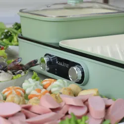 Bếp lẩu nướng 2in1 Kalite KLG333, điều chỉnh nhiệt riêng, công suất mạnh mẽ 1800W 792309