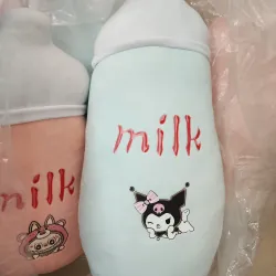 Thú bông hình bình sữa màu xanh 1027263