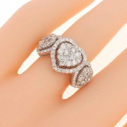 Nhẫn kim cương hình trái tim K18WG 1.00CT - Hàng hiệu Chính hãng 859485