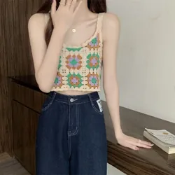 3c Áo Len Đan Croptop 2 Dây Tanktop  592830