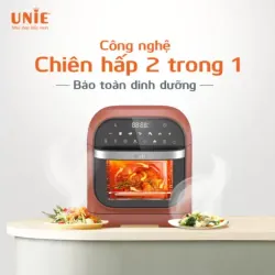 UNIE STEAM MARS – NỒI CHIÊN HƠI NƯỚC 15L – CHIÊN • NƯỚNG • HẤP “BA TRONG MỘT”! 722749