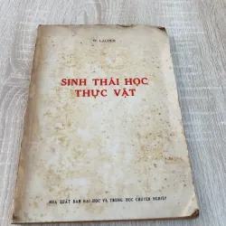 SINH THÁI HỌC THỰC VẬT