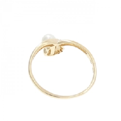 Nhẫn ngọc trai Akoya K18YG 4.5mm - Hàng hiệu Authentic 846259