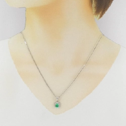 Dây chuyền Emerald PT900/PT850 0.65CT - Hàng hiệu Chính hãng 845780