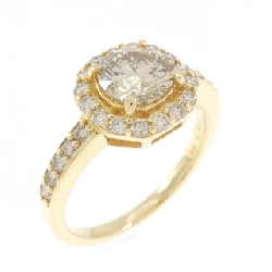 Nhẫn kim cương K18YG 0.90CT - Hàng hiệu chính hãng