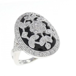 Nhẫn Onyx Queen - Hàng hiệu Authentic