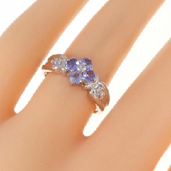 Nhẫn Tanzanite PT Flower 673145