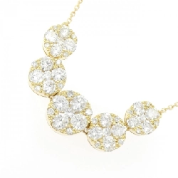 K18YG Dây chuyền kim cương 2.05CT - Hàng hiệu Chính hãng 860948