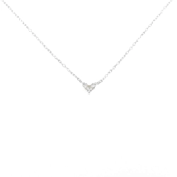 K10WG Dây chuyền kim cương hình trái tim 0.10CT - Hàng hiệu Chính hãng