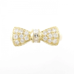 Nhẫn kim cương K18YG hình ruy băng 0.33CT 670802