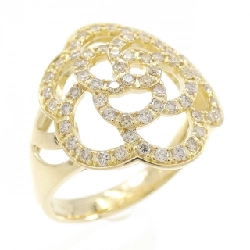 Nhẫn kim cương hoa K18YG 0.40CT