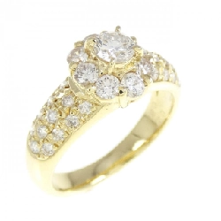 Nhẫn kim cương K18YG 0.24CT