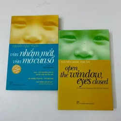 Combo 2 cuốn Anh - Việt _Vừa nhắm mắt vừa mở cửa sổ( Nguyễn Ngọc Thuần)#HATRA