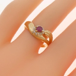 Nhẫn Ruby K18YG 0.20CT - Hàng hiệu Chính hãng 850423