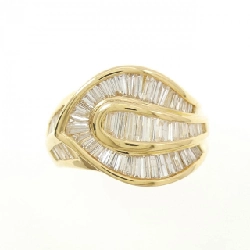 Nhẫn kim cương K18YG 670986