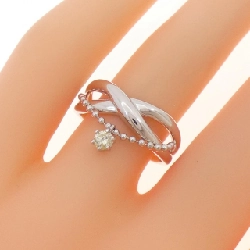 Nhẫn kim cương K18WG 0.10CT 666398