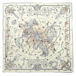 HERMES CHORUS STELLARUM H243912S Khăn choàng - Hàng hiệu Authentic