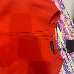 Áo khoác nữ Zara WPOWOMAN causal mỏng màu cam size M 597058