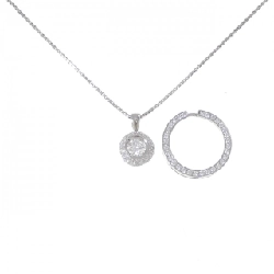 Dây chuyền kim cương 2WAY PT900/PT850 0.510CT H VS2 Good - Hàng hiệu Chính hãng 874262