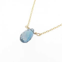 K18YG Blue Topaz Necklace - Hàng hiệu Authentic 858643