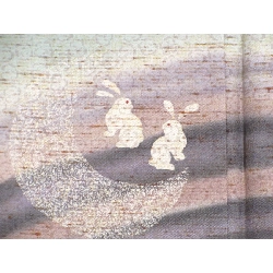 Áo kimono thăm viếng, dệt tơ, nhuộm ombre, kích thước L 883263