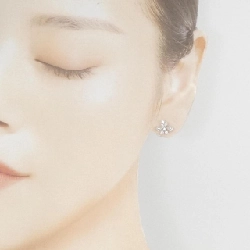 K18WG Bông tai kim cương 0.26CT - Hàng hiệu Chính hãng 869826