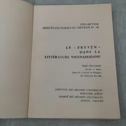 LE TRUYỆN DANS LA LITTÉRATURE VIETNAMIENNE - TRẦN CỬU CHẤN 786835
