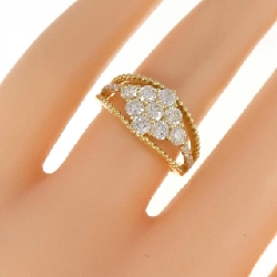 Nhẫn kim cương K18YG 1.01CT - Hàng hiệu Authentic 855938