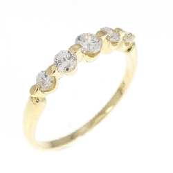 Nhẫn kim cương K18YG 0.32CT