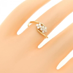 【Sản phẩm mới】Nhẫn kim cương K18YG hình hoa 0.20CT 671515