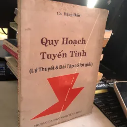 Quy hoạch tuyến tính - Giáo sư Đặng Hấn 