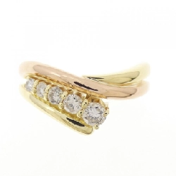 Nhẫn kim cương K18YG/K18PG 0.30CT - Hàng hiệu Chính hãng 852021