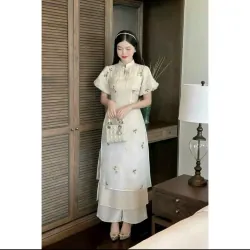 Áo dài voan kính (2 lớp) 907822