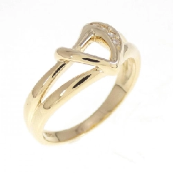 Nhẫn kim cương K18YG - Hàng hiệu Authentic