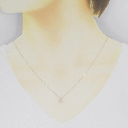 K18YG Solitaire Dây chuyền kim cương 0.30CT - Hàng hiệu Chính hãng 859462