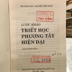 Lược khảo triết học phương phương tây hiện đại 364063