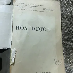 Hoá dược 2 tập  - hơn 700 trang khổ lớn - sách y  1009137