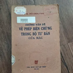 Những Vấn Đề Về Phép Biện Chứng Trong Bộ Tư Bản Của Mác
