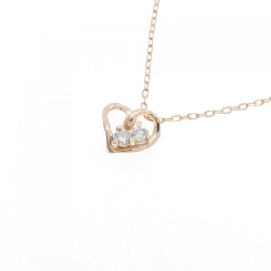 K10PG Dây chuyền kim cương hình trái tim 0.05CT - Hàng hiệu Chính hãng 856438