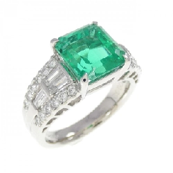 Nhẫn Emerald PT900 2.66CT - Hàng hiệu Chính hãng