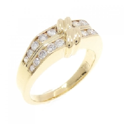 Nhẫn kim cương 750YG 0.41CT - Hàng hiệu Authentic