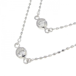 K18WG Dây chuyền kim cương 0.42CT - Hàng hiệu Chính hãng 846701